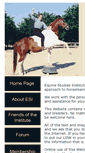 Mobile Screenshot of equinestudies.org