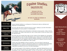 Tablet Screenshot of equinestudies.org